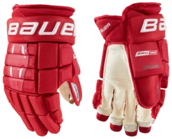 Bauer Pro Series Senior Hockey Gloves -Hockey Gear Shop 1058642 RED