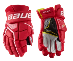 Bauer Supreme 3S Senior Hockey Gloves 12 Bauer Supreme 3S Senior Hockey Gloves -Hockey Gear Shop 1058644 RED