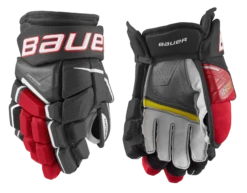 Bauer Supreme Ultrasonic Junior Hockey Gloves -Hockey Gear Shop 1058650 BKR