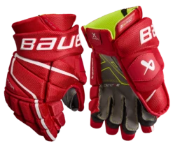 Bauer Vapor 3X Pro Junior Hockey Gloves -Hockey Gear Shop 3XPRO JR PALM RED1