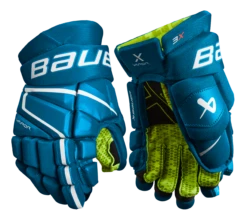 Bauer Vapor 3X Junior Hockey Gloves -Hockey Gear Shop 3X JR FRONT BLU1