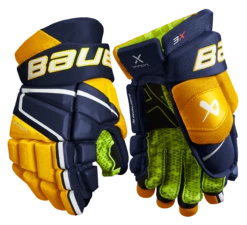 Bauer Vapor 3X Junior Hockey Gloves -Hockey Gear Shop 3X JR FRONT NVG2