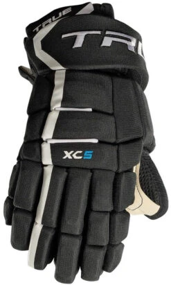 True Hockey True XC5 2020 Senior Hockey Gloves -Hockey Gear Shop B2RAssets 770x1206 black