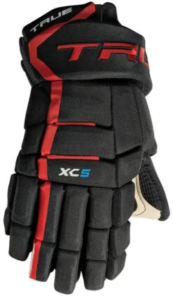 True Hockey True XC5 2020 Senior Hockey Gloves -Hockey Gear Shop B2RAssets 770x1206 red