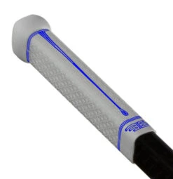 Buttendz Flux Z Stick Grip -Hockey Gear Shop BUTT Flux White Tilt BLUE WEB