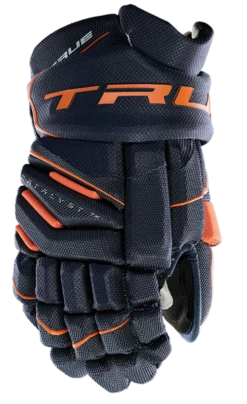 True Hockey True Catalyst 7X Junior Hockey Gloves -Hockey Gear Shop CT7xGlove Navy Orange 1
