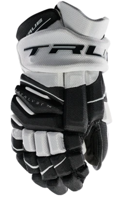 True Hockey True Catalyst 7X Junior Hockey Gloves -Hockey Gear Shop CT 7x Glove Black White 1
