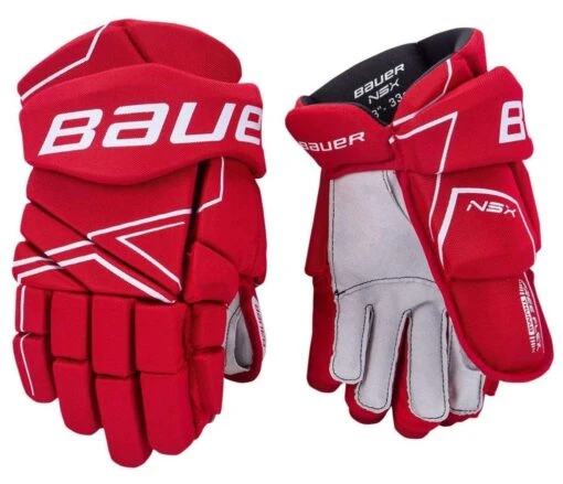 Bauer NSX Junior Hockey Gloves - Image 2