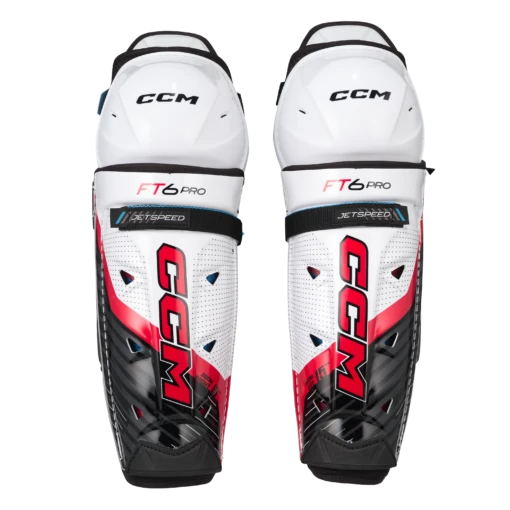 CCM JetSpeed FT6 Pro Junior Shin Guards - Image 2