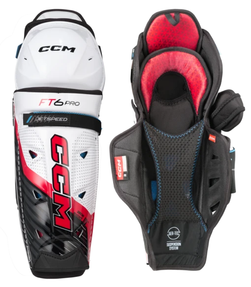 CCM JetSpeed FT6 Pro Junior Shin Guards