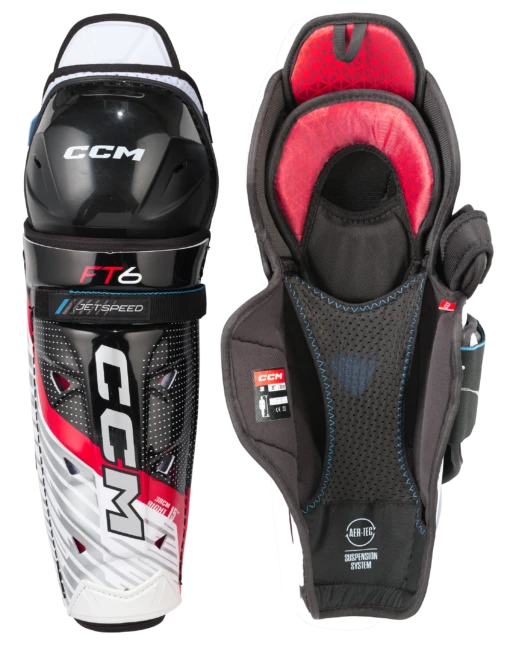 CCM JetSpeed FT6 Junior Shin Guards