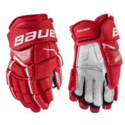 Bauer Supreme Ultrasonic Senior Hockey Gloves -Hockey Gear Shop SUPREMEULTRASONICGloveSenior RED