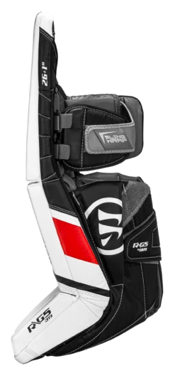 Warrior Ritual G5 Junior Goalie Pads (w/ Knee Pads) -Hockey Gear Shop g5jl0wbr war 07 i