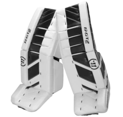 Warrior Ritual GT2 Senior Goalie Pads (w/ Knee Pads) -Hockey Gear Shop warrior ritual gt2 senior goalie pads white black