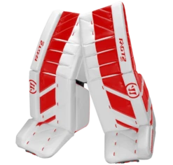 Warrior Ritual GT2 Senior Goalie Pads (w/ Knee Pads) -Hockey Gear Shop warrior ritual gt2 senior goalie pads white red